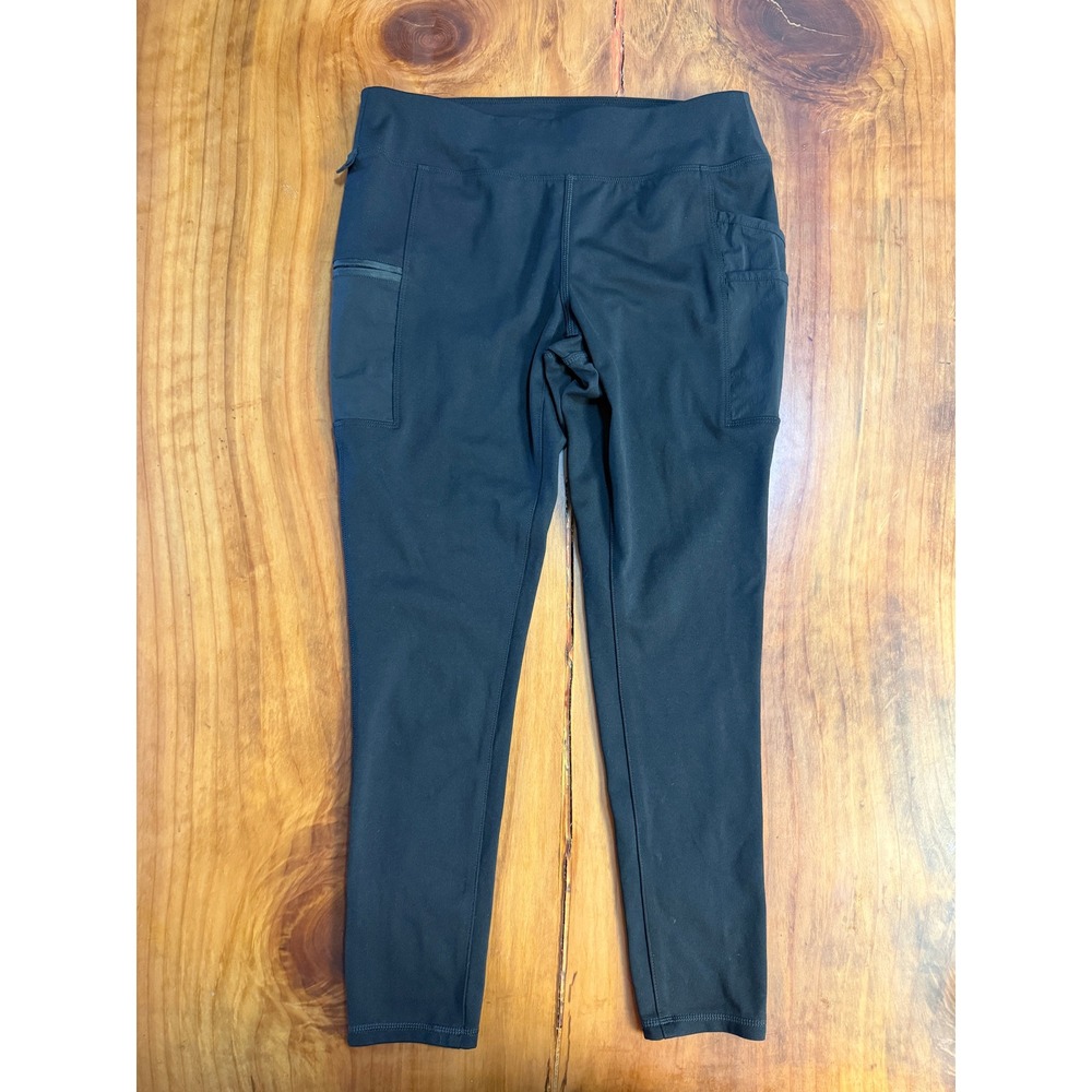 Carhartt Fitted Women's Leggings Large 12-14 Pocket Work Outdoor Fitted Pants P5